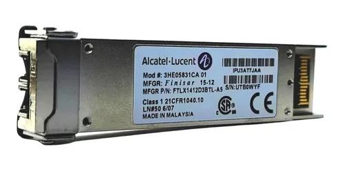 Módulo Xfp, 10gbase-lr (smf, 1310nm, 10km, Lc, Dom, Rugged)