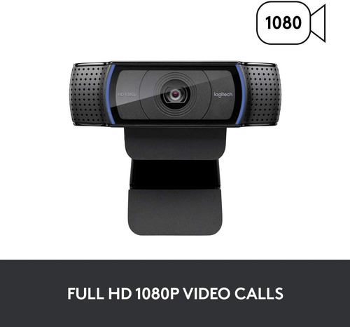 Imagen 2 de 6 de Webcam Logitech C920 Camara 15mp 1080p Fhd 30fps Microfono
