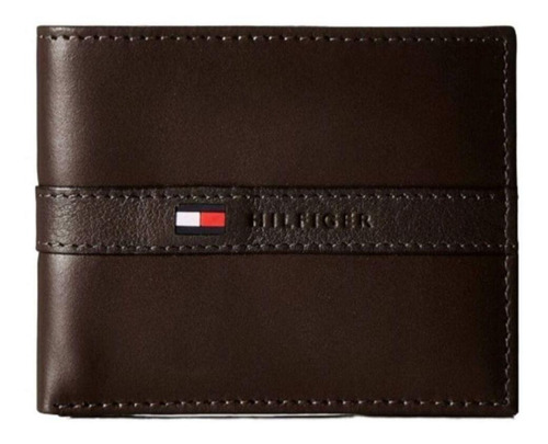 Carteira Tommy Hilfiger 31TL22X062 Marron de Couro