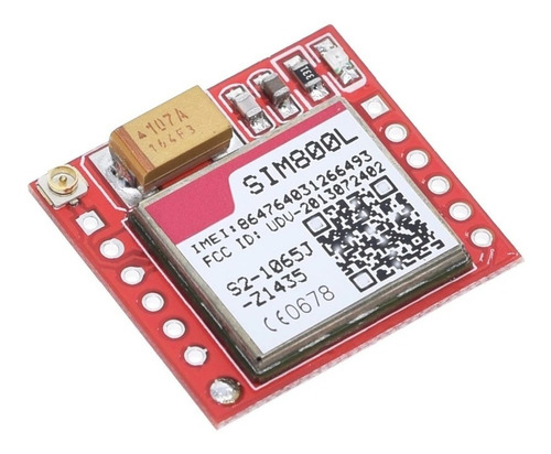 Imagen 5 de 5 de Sim800l Gprs Gsm Modulo Microsim Sms Datos Antena Arduino
