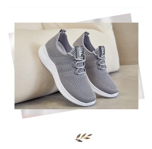 Zapatillas Deportivas Transpirables Suela Blanda Para Mujer