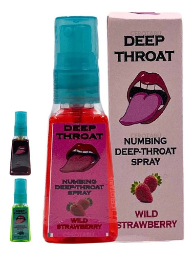 Lubricante Garganta Profunda Oral Deep Throat En Spray 30ml