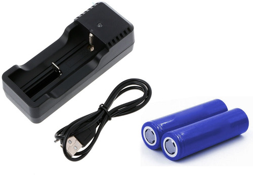 Kit Cargador Inteligente + 2 Pilas 18650 4000mah