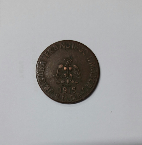 Moneda Revolución Mexicana. 20 Centavos 1915. Chiconcuatla. (Usado)