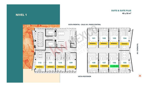 Oficna En Venta En Humana Workcenter, Playa Del Carmen.