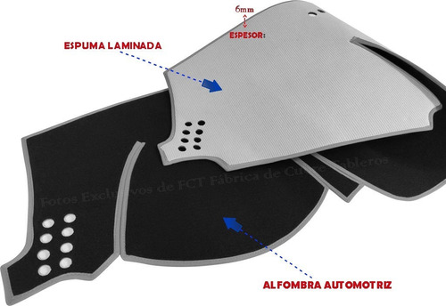 Cubre Tablero Jeep Compass 2006 2007 2008 Fabrica Fct