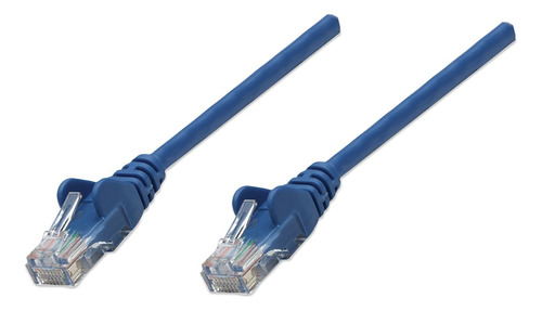Cable Red Utp Cat 6 Intellinet 2mts (7 Pies) Azul 342599