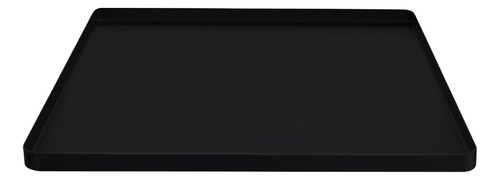 Silicona Mini Nevera De La Alfombra Del Piso Bandeja Negro