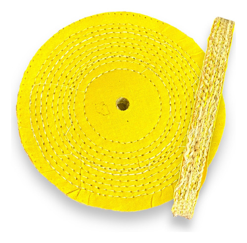 Roda Transisal Amarelo Resinado 300mm - Inox Cm Polimento 110v/220v