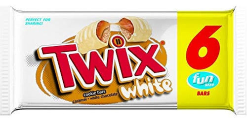 Twix Cookie Bars Caramel - White Chocolate 6 Bars