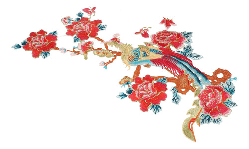 Parche Floral Con Apliques De Tela, Flores De Fénix, Estilo