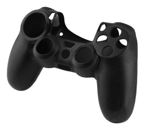 Protector De Silicona Para Control Ps4  / Negro