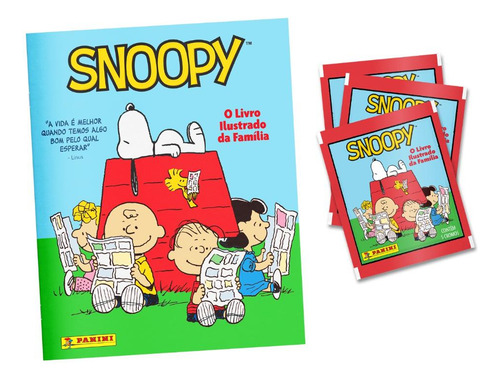 Snoopy 2024 - Álbum Capa Cartão + Kit 10 Envelopes