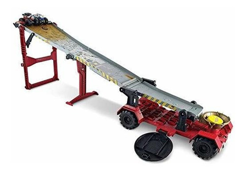 Hot Wheels Monster Trucks Carrera De Descenso & Go Playset