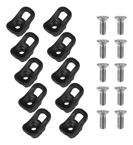 Rigging Outfitting Pad Eye, Paquete De 10 Unidades, Con Ojal