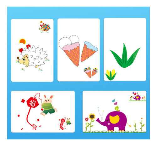 Fe Pintura De Huellas Dactilares Portátil For Niños, Doodle
