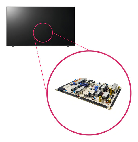 Placa fuente de TV LG OLED55b7p