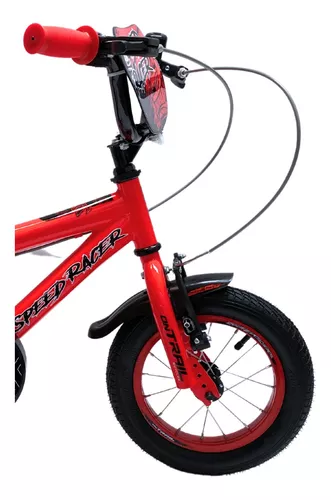 Bicicleta Niño 3 A 5 Años Rin12 Auxiliar Ontrail Speed Racer