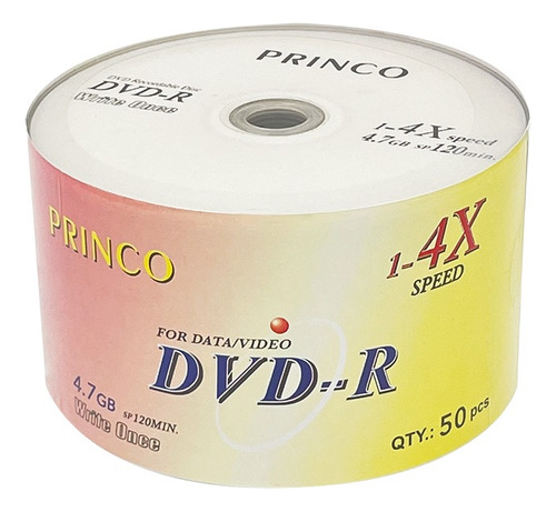 Cono X 50 Dvd+r Princo Original 4.7gb