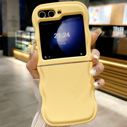 Para Samsung Zflip6 Funda Simple Color Sólido
