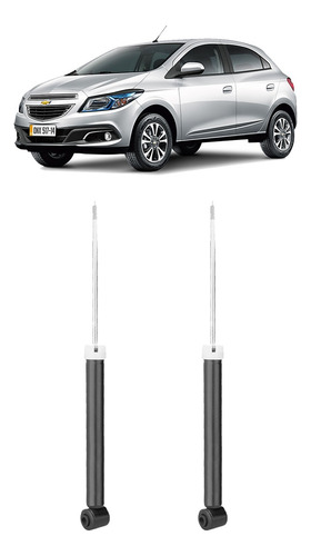 2 Amortecedores Traseiro + Kit Coxim Onix Ltz 1.4 Automático (Recondicionado)