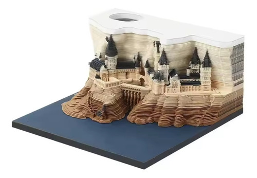Block De Notas Harry Potter Castillo 3d Con Luz Harry P