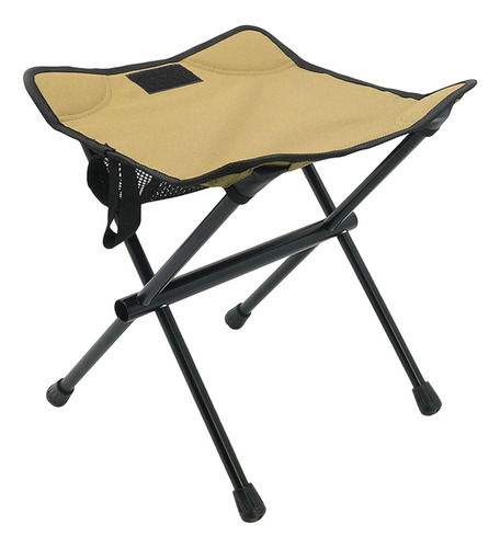 Silla Plegable Reposapiés Taburete Plegable Ligero Caqui