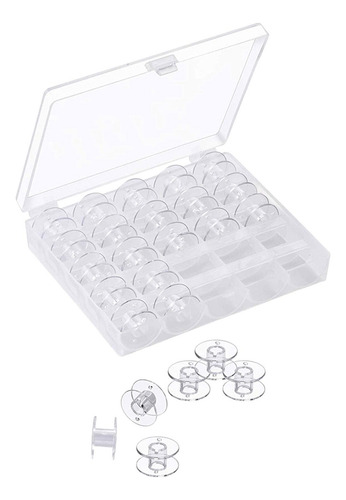 2 X 25 Peças Bobinas Carretéis Organizador De Bobina