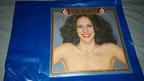 Raro Lp Francês Gal Costa Fantasia Autografado Em 1982