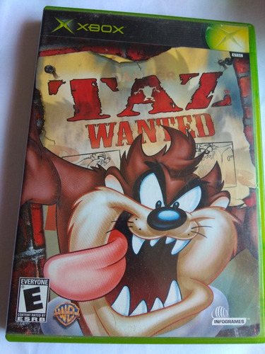 Taz Mania Wanted X Box 