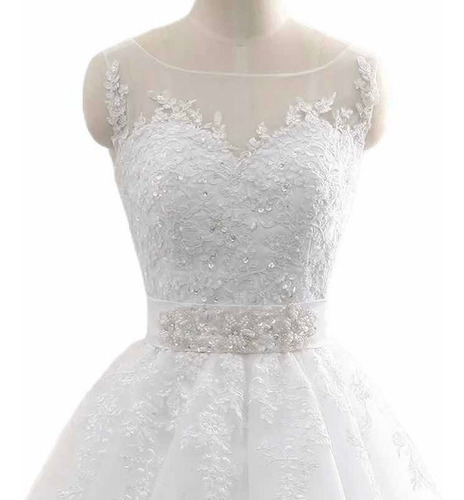 Vestido De Noiva Ruby Cristal Princesa Com Tulle Maribels