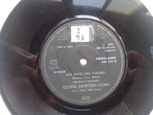 Vinilo Single Olivia Newton John Follow Me