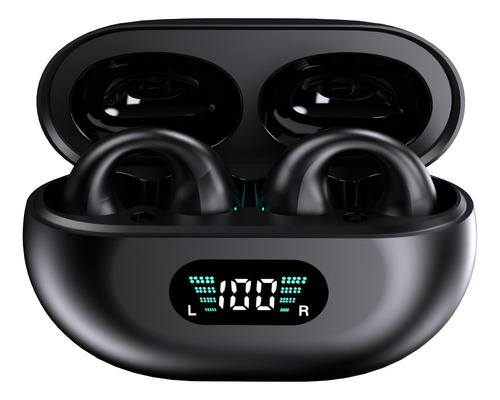 Negro Audífonos Inalámbricos Q71 Bluetooth Led