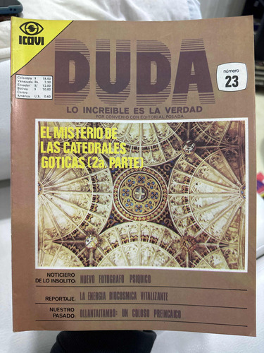 Revista Duda No. 23 - Lo Increíble Es La Verdad - Comic