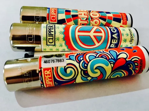 Clipper Flower Power Encendedor / España / Piedra Gas / Clip