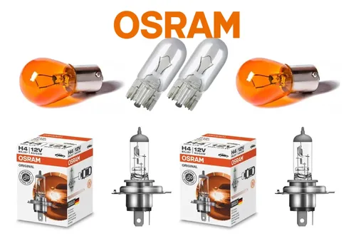 Lamparas Delanteras Chery Qq Combo X6 Osram Focos H4