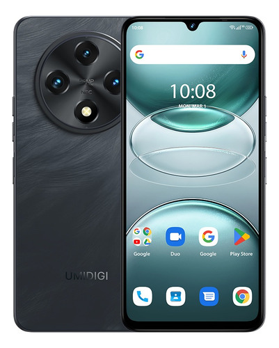 Smartphone Umidigi G100 Android 14, Nfc 6000 Mah, 6,9 Pulgadas, 120 Hz, Cuidado De Los Ojos, Unisoc T615, 6 Gb De Ram, 128 Gb De Rom, Cámara De 50 Mp,