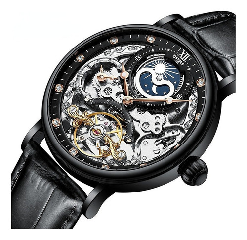 Relojes Mecánicos Kinyued Tourbillon Hollow Out