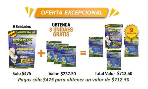 Imagen 2 de 10 de Tratamiento Natural Fosas Sépticas 9 Meses + Ebook De Regalo