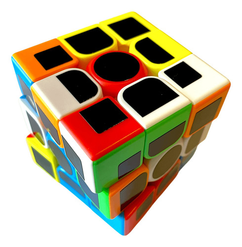 Cubo Mágico Moyu Meilong 3x3 Cuadros Multi-tamaños Mirror Colored