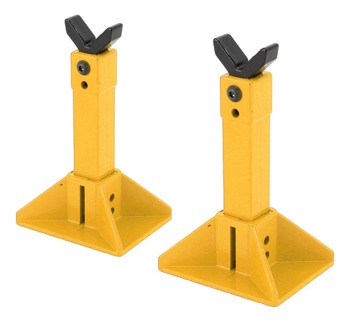 Juguete Rc De Metal Amarillo Para Coche, 1 Par, Con Soporte