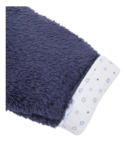 Enterito Osito Bebe Peluche Azul Invierno De 0 A 12 Meses Azul 3-6 M
