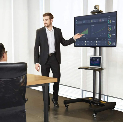 Imagen 5 de 8 de Soporte Móvil De Piso Tv Lcd Monitor . Myshopuruguay!!!