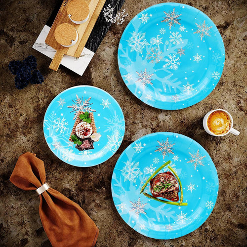48 Piezas De Suministros Para Fiestas De Copos De Nieve Cong
