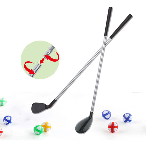 Juego De Golf Pong, Incluye Pelotas De Golf Bastidor Único