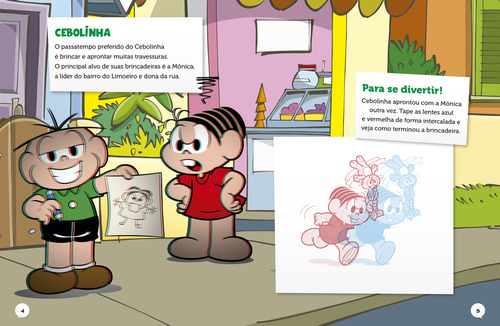Turma Da Mônica Passatempos Preferidos: Atividades 3d Com Óculos, De Paloma Blanca Alves Barbieri. Livro 3d Com Úculos, Vol. 1. Editorial Ciranda Cultural, Capa Mole, Edição Regular Em Português, 2024