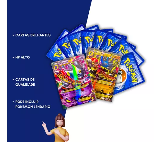 Lote 40 Cartas Pokémon Gx Sem Repetidas Cartinhas Pokemon