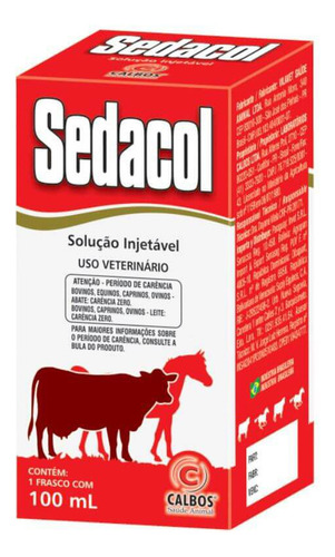 Sedacol 100ml - Calbos Injetável