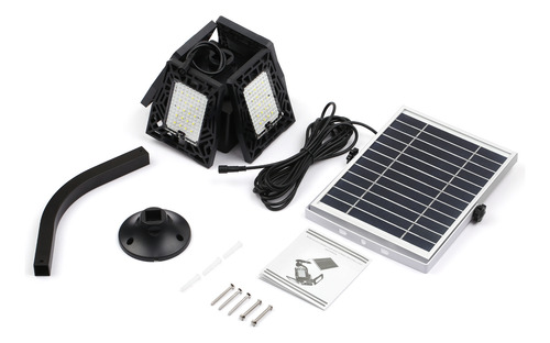 Sensor De Movimiento De Luz Solar De Cuatro Cabezales, 80 Le