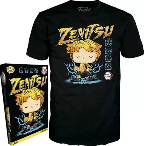 Franela Funko Pop Tees Original Zenitsu Demon Slayer Talla S